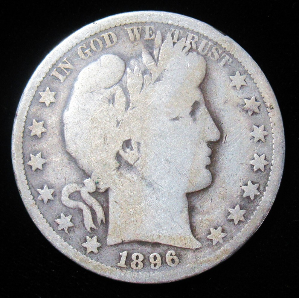 1896-O Barbar Half Dollar 50C. BETTER Date!!!