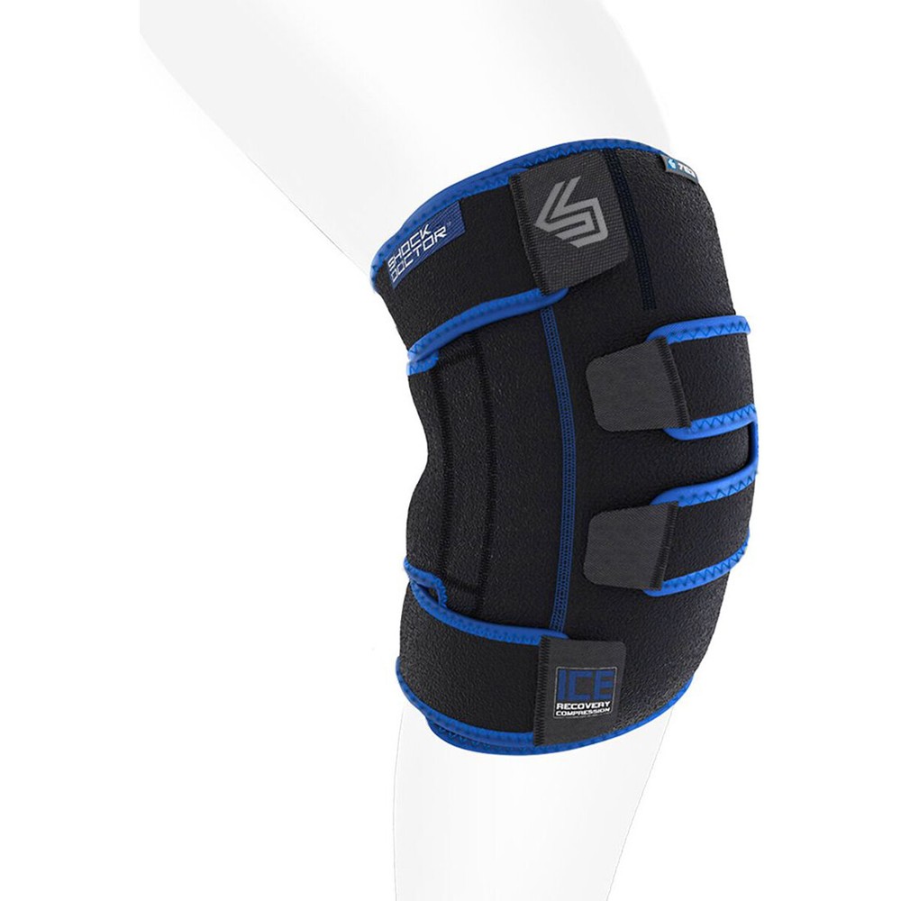Shock Doctor ICE Recovery Compression Knee Wrap - Black