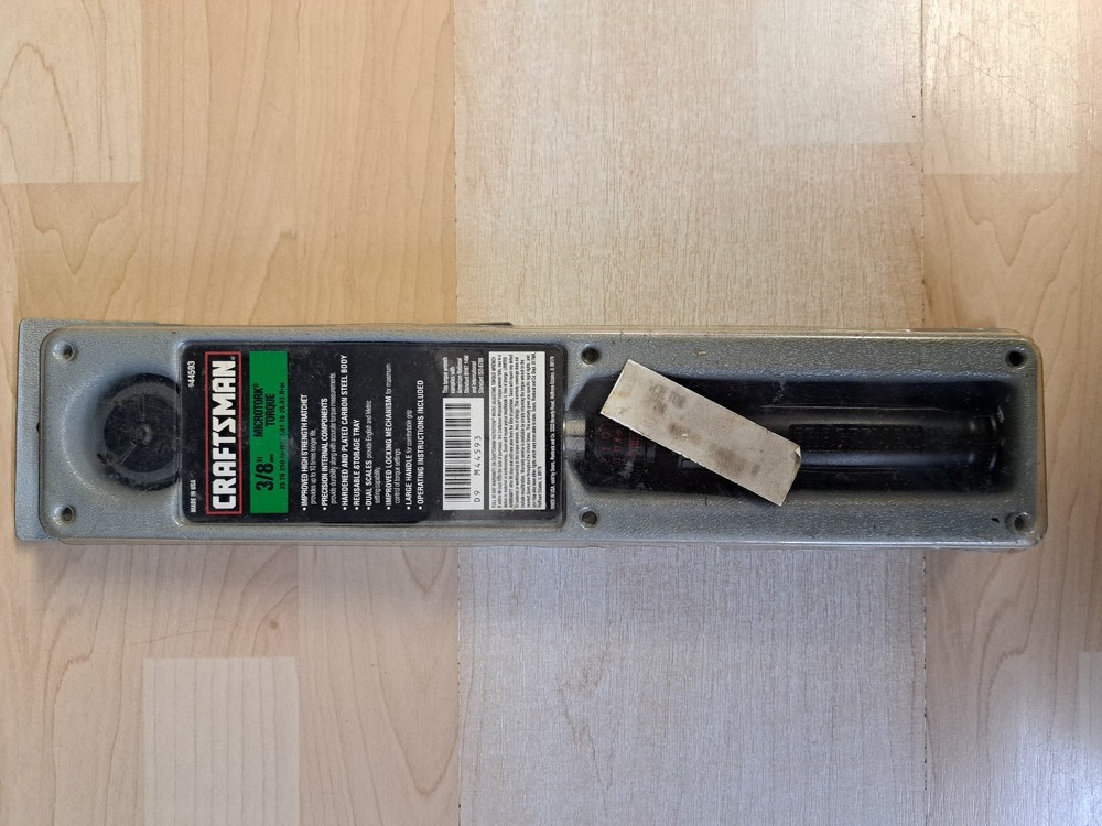 Craftsman 9 44593 Microtork 3/8" Torque Wrench