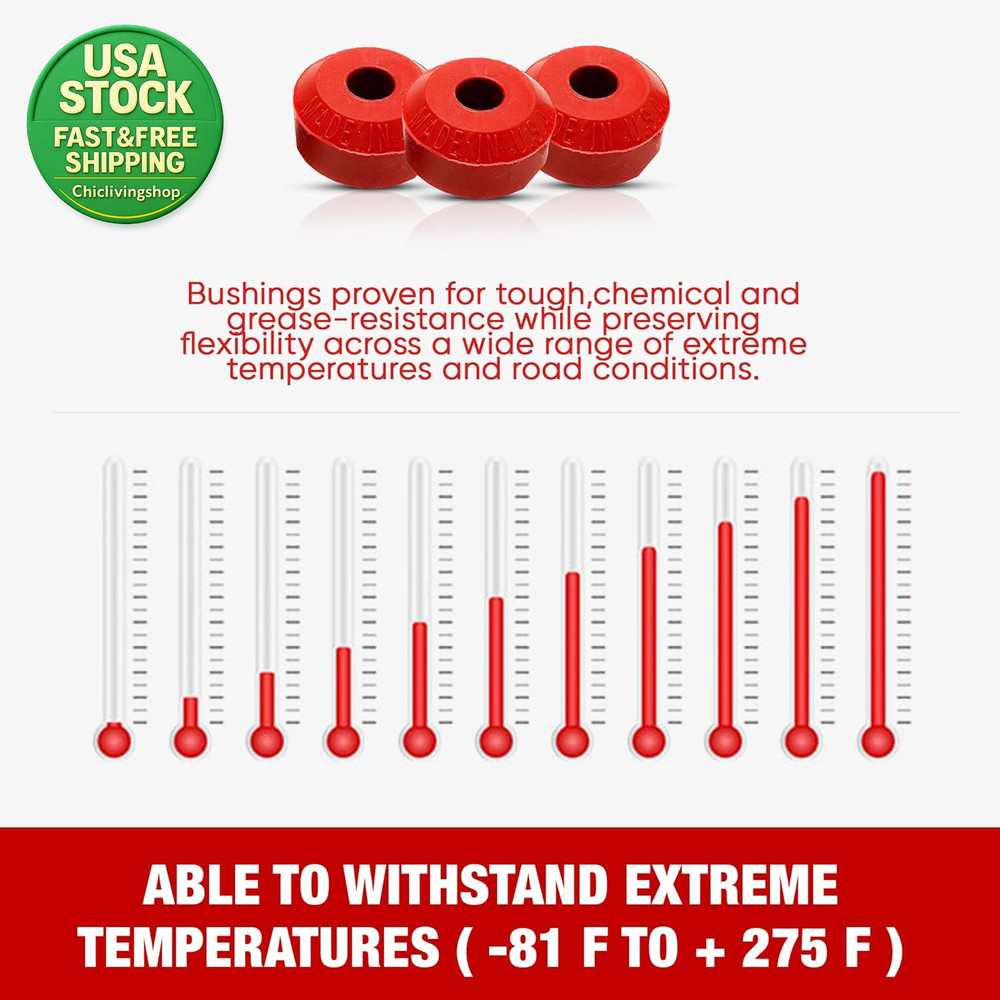 Front Sway Bar Stabilizer Link Kit Code Red Bushings Silverado Sierra K80631