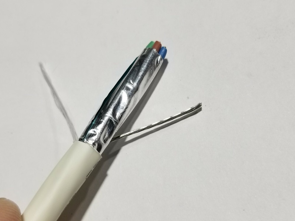 Carol C3065 18/6C Shielded Control/Communications Cable Plenum CL3P White /50ft