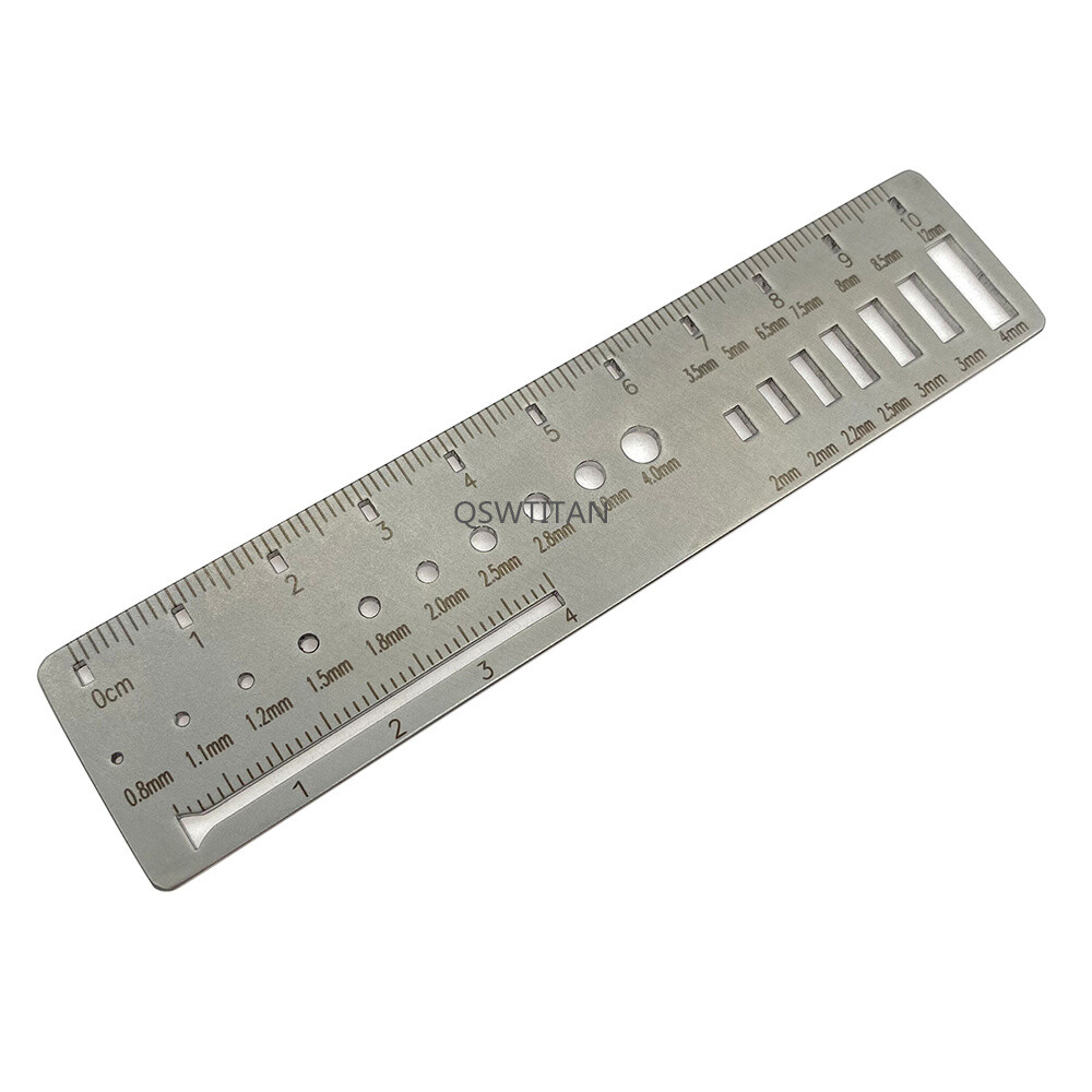 Measuring Ruler for Kirschner wire Drill Screw Plate measuring diameter
