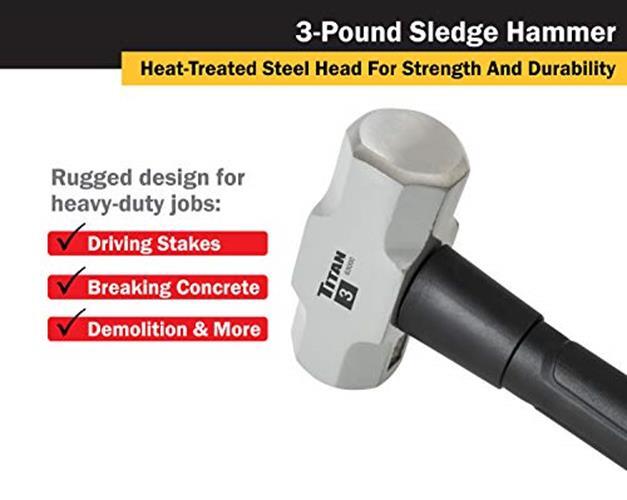 Titan - 3 Lb. Sledge Hammer (63000)
