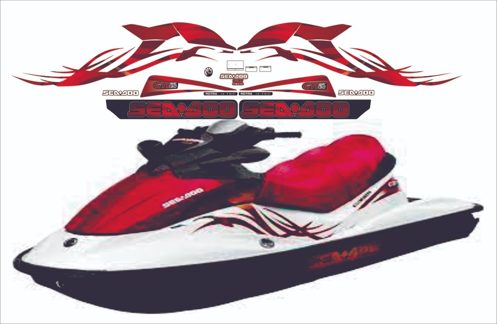 SEADOO GTI SE 130 2008 Graphics / Decal / Sticker Kit
