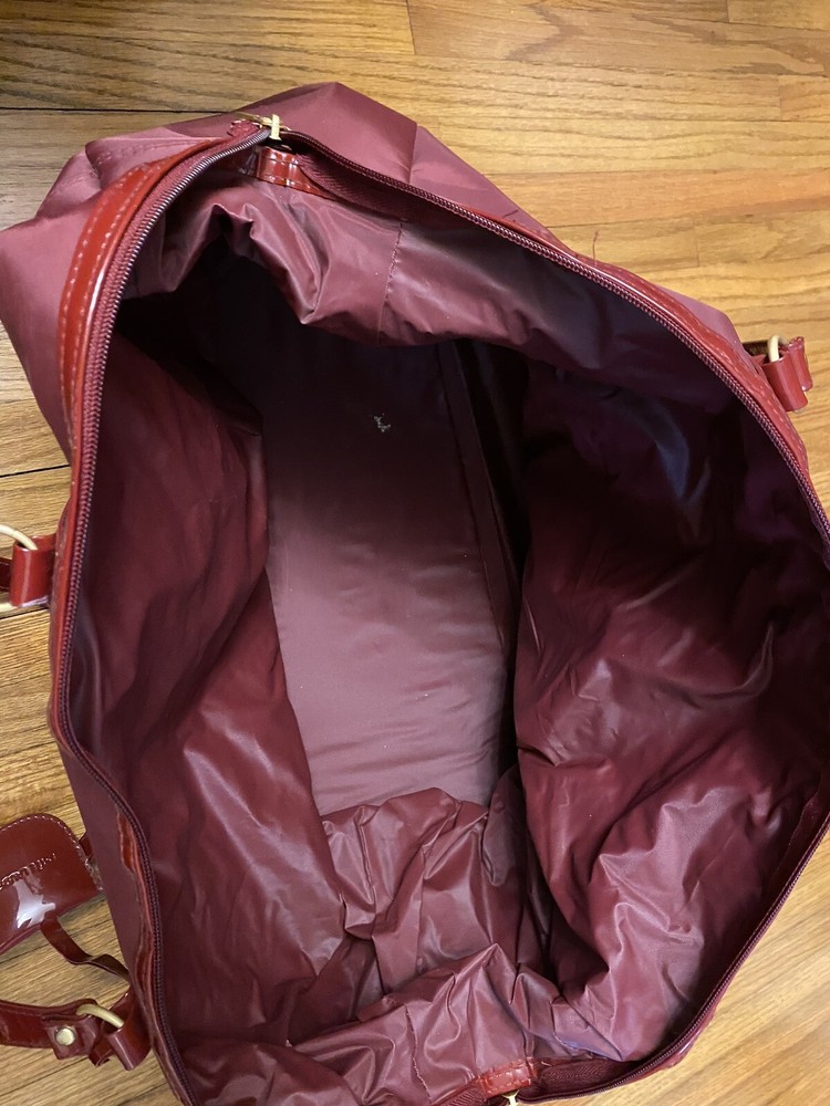 Estée Lauder Maroon Red Zip Up Tote Bag