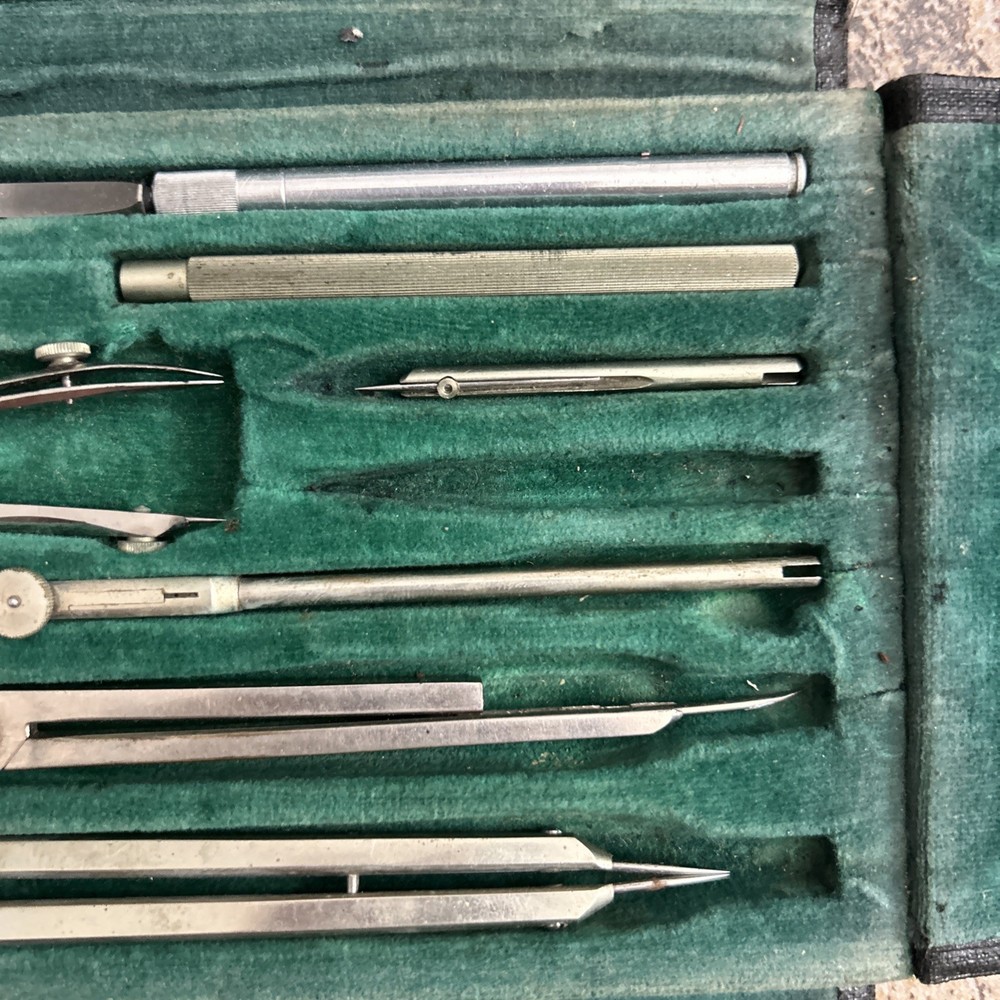 Vintage Tower Drafting Tool Kit GERMANY Nice!