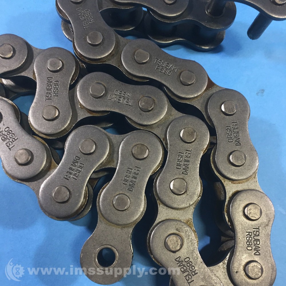 Tsubaki RS80 Roller Type: S Roller Single Roller Chain 2909