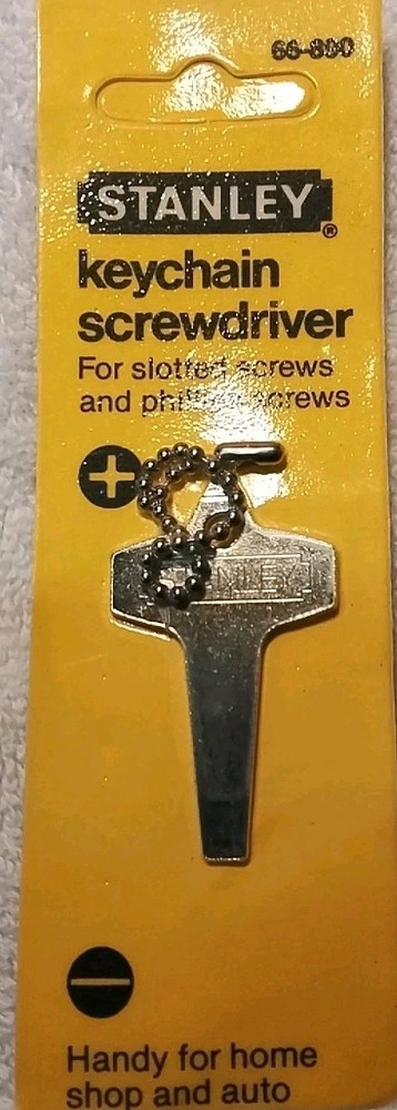 STANLEY 66-890 KEY CHAIN SCREWDRIVER 🇺🇸