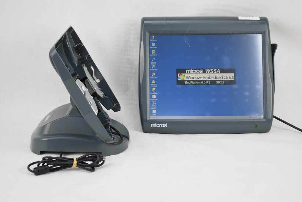 Micros WorkStation 5A Point of Sale System With Stand