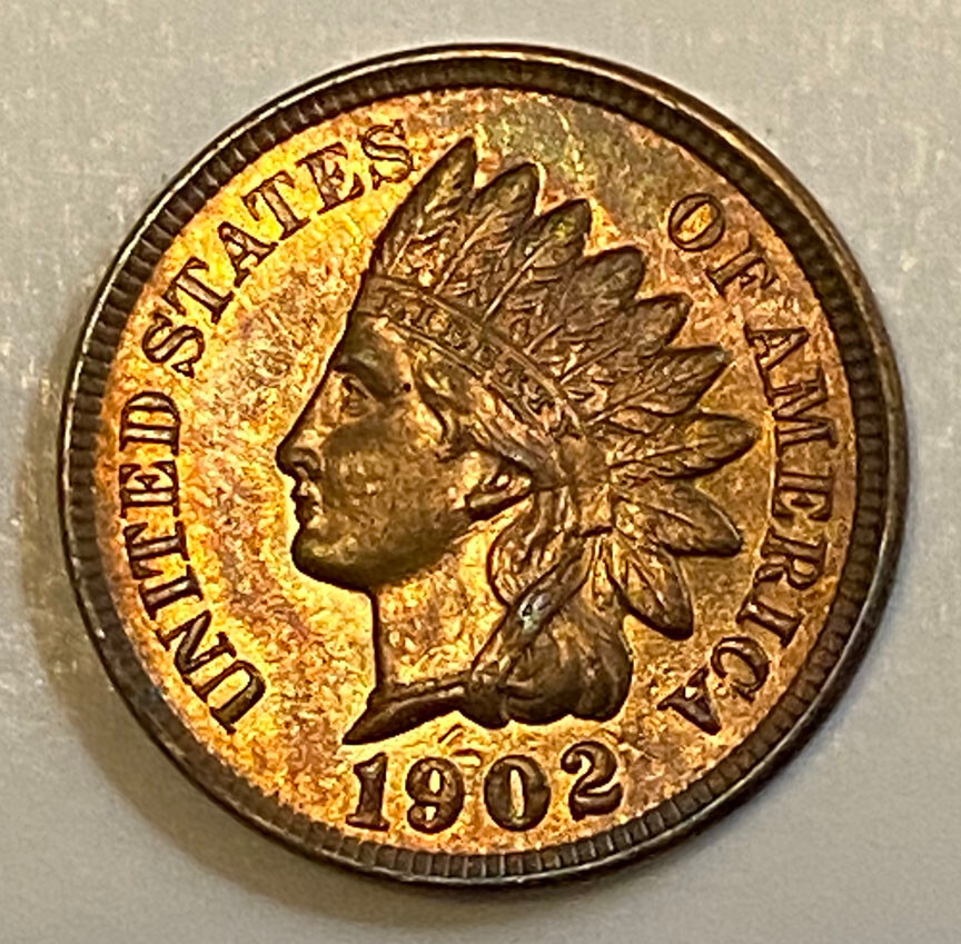 1902 Indian Head Cent- Unc. RB