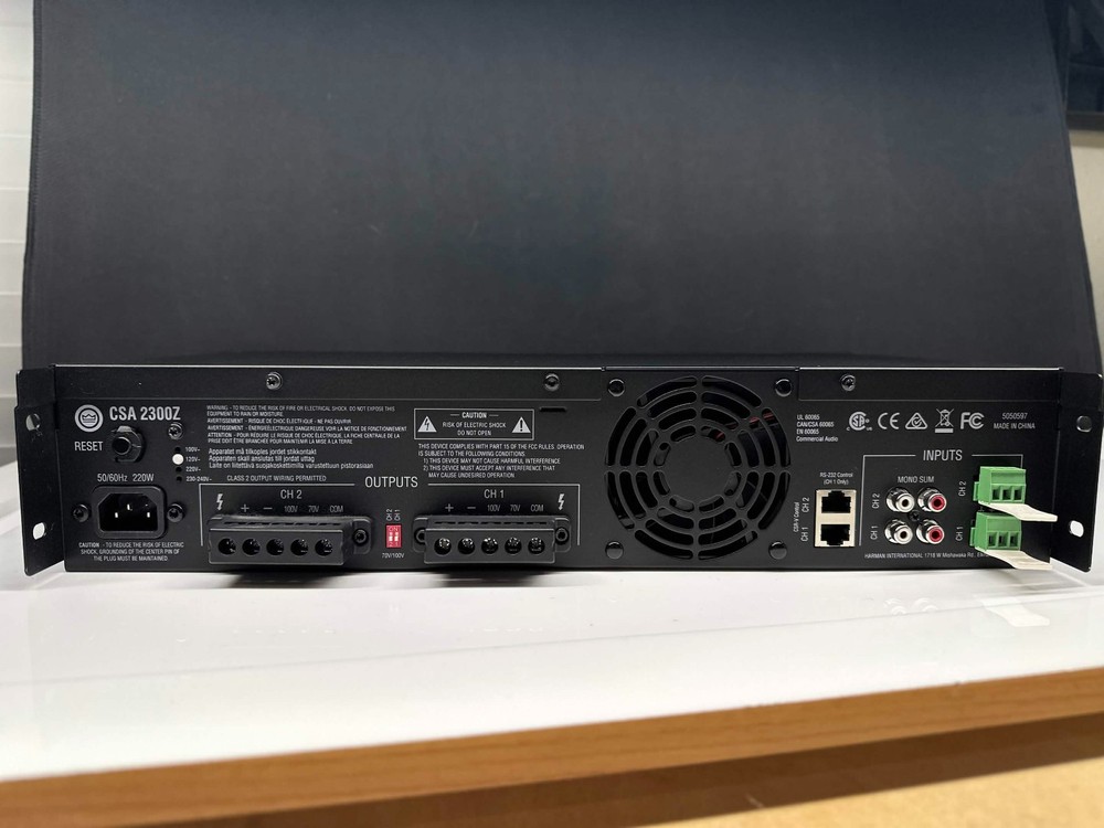 JBL CSA 2300Z Power Amplifier