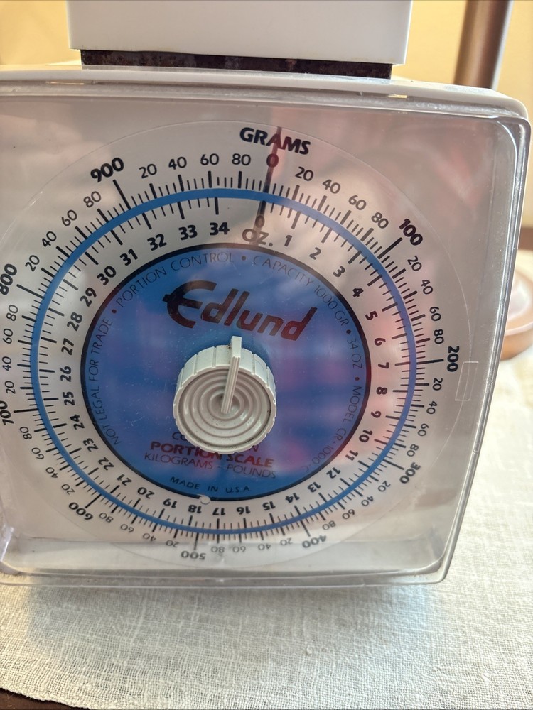 Edlund Portion Scale Model CR1000C 1000 Grams/34 Oz Excellent
