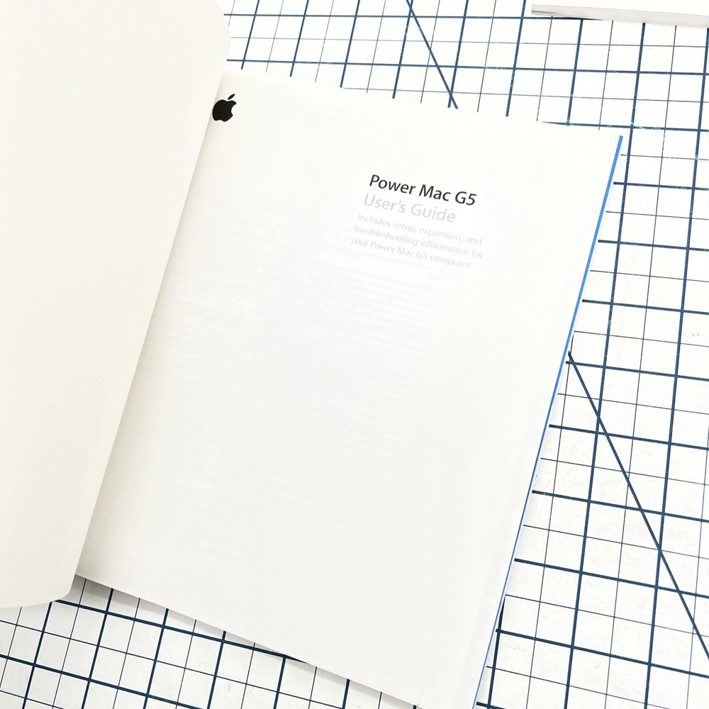 (2) Apple Computer Manuals PowerBook G4 Getting Started Power Mac G5 User Guide