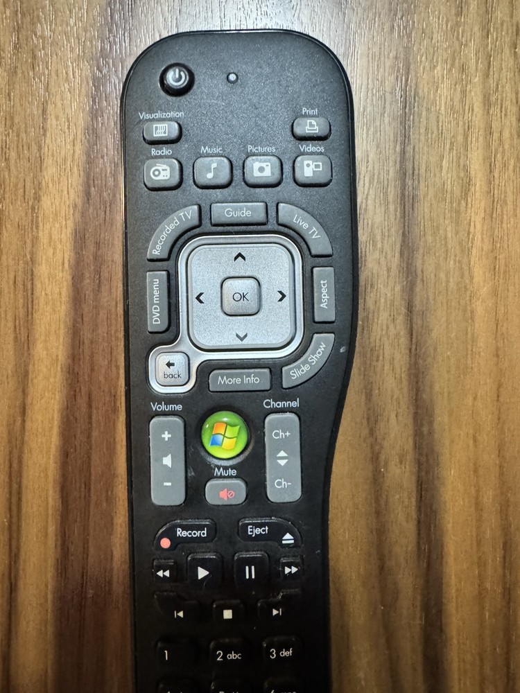 HP Touchsmart Windows PC Media Center Remote Control 5070-2583 Tested Works