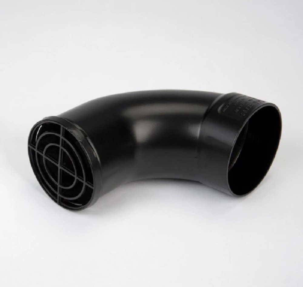 90° elbow for Rinnai 21" Non-Condensing Horizontal Termination Diverter Kit