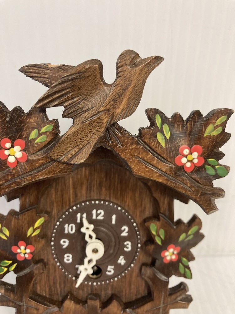 Black Forest Miniature Cockoo Clock 5.5x4”A2-35