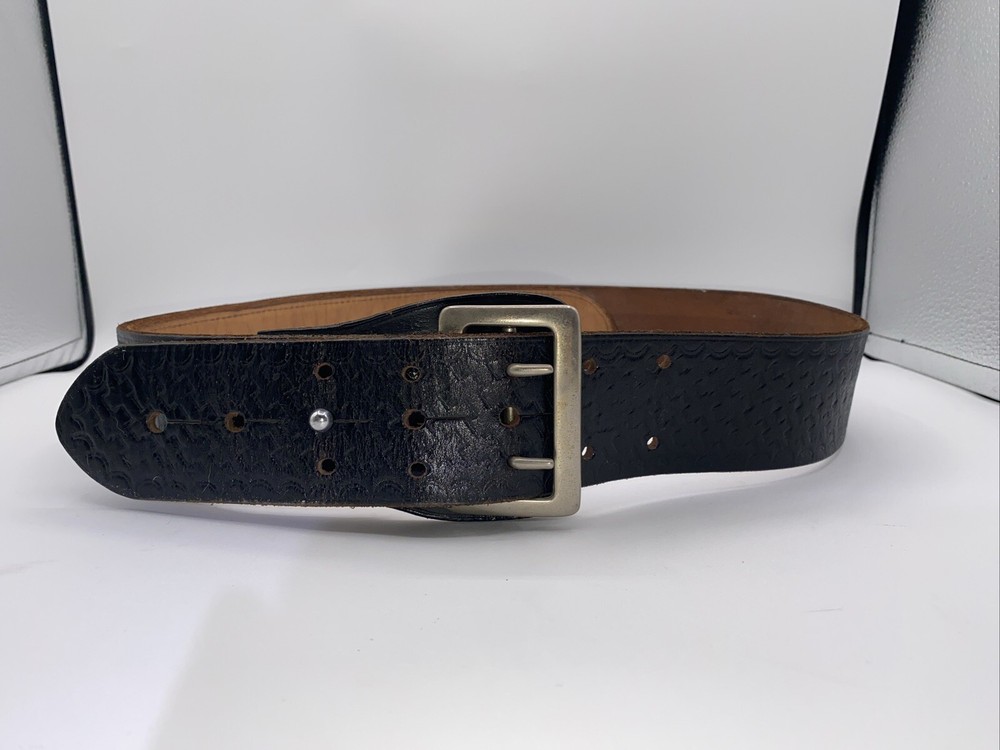 Jay-Pee Belt Wide Two Hooks Leather Vintage