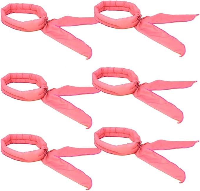 Cooling Scarf, 6 Pack, Pink - Reusable Crystal Polymer Technology