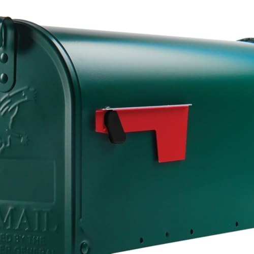 Aluminum Mailbox Flag Replacement Kit - Red, Durable & Easy to Install
