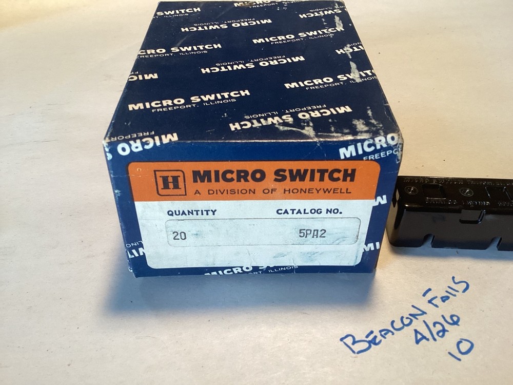 20 NOS Honeywell Micro Switch #5PA2 limit switch