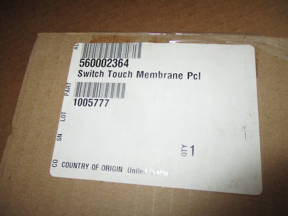 *NEW Cornelius Touch Membrane Switch 560002364