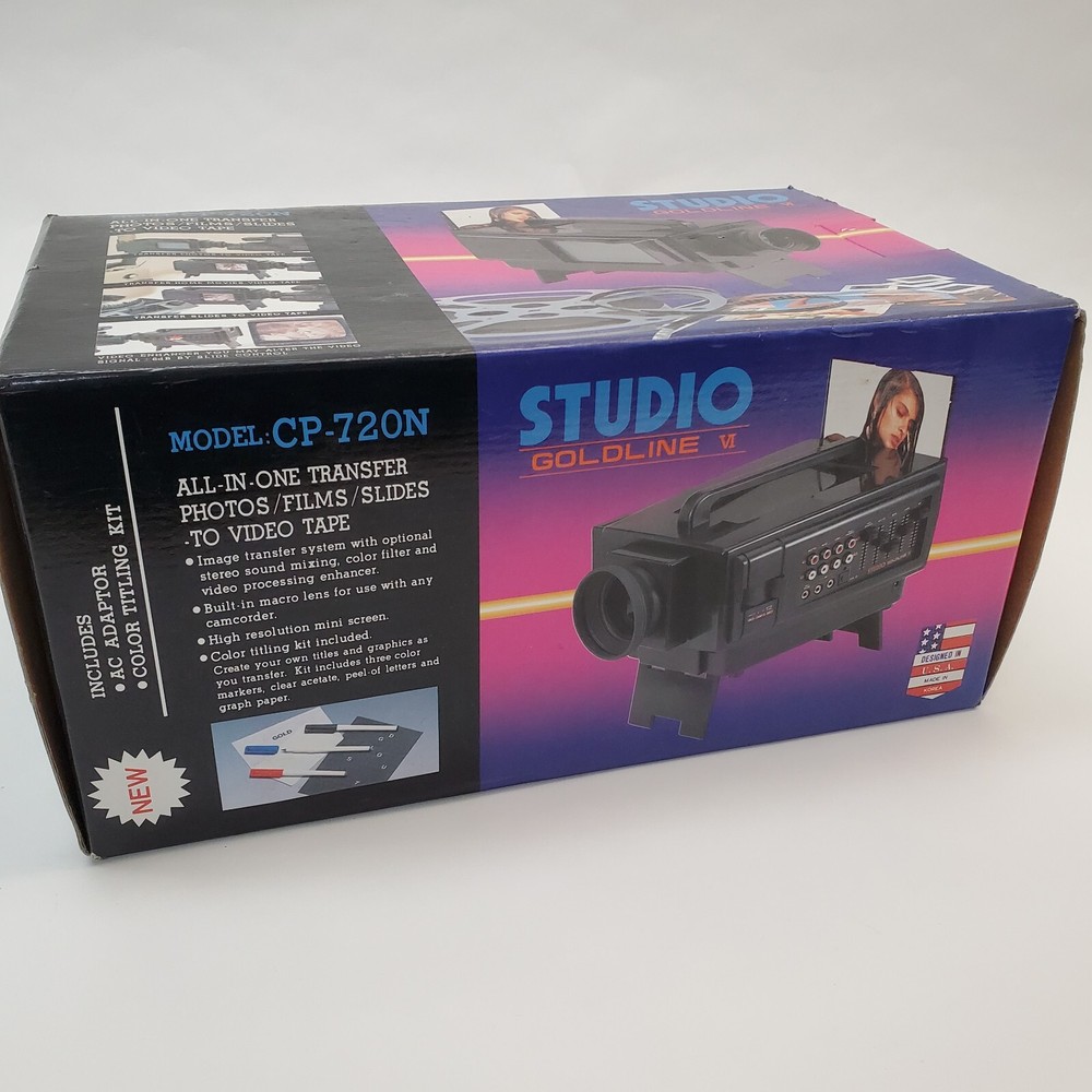 VINTAGE VIDEO TRANSFER SYSTEM STUDIO V GOLDLINE MODEL CP-720