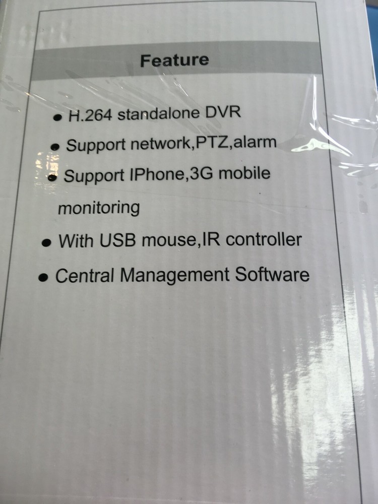 H.264 / 960H 16CH Standalone real-time live & display DVR