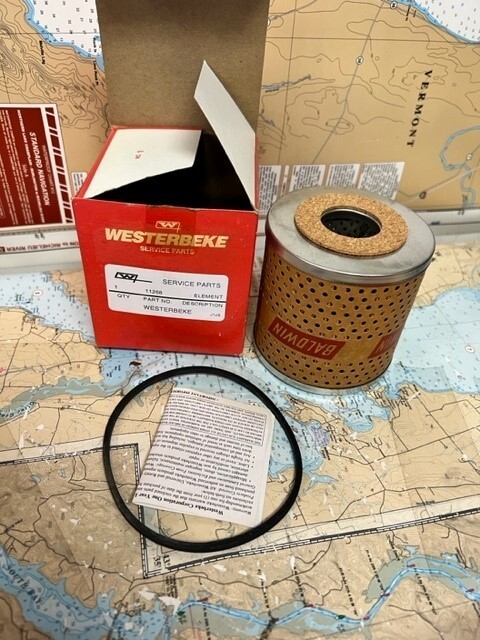 Westerbeke #11268 Element Oil Filter.