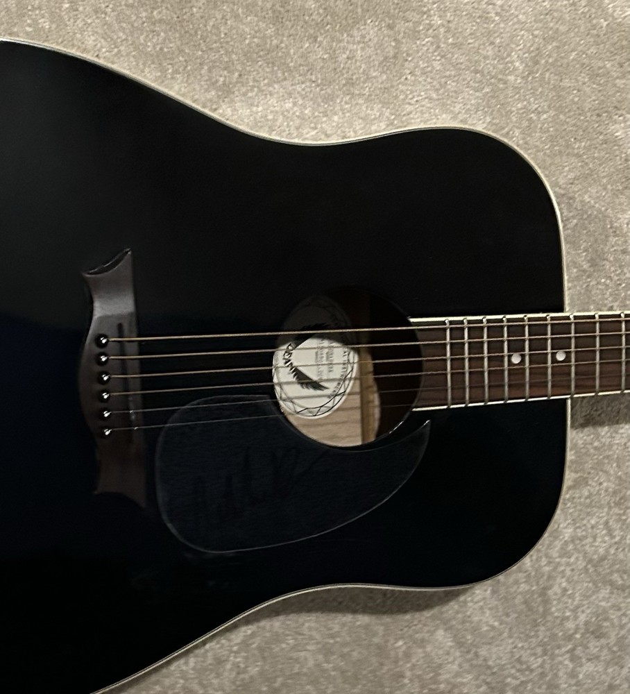 Nathaniel Rateliff Signed Guitar Autographed