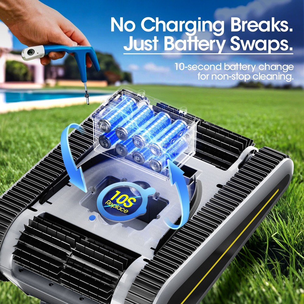 Seauto SAT30 Robotic Pool Vacuum cleaner Wall Climbing/Automatic/App Support