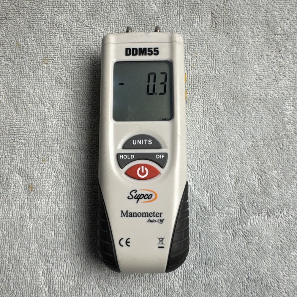 Supco DDM55 Dual Input Digital Manometer Tested