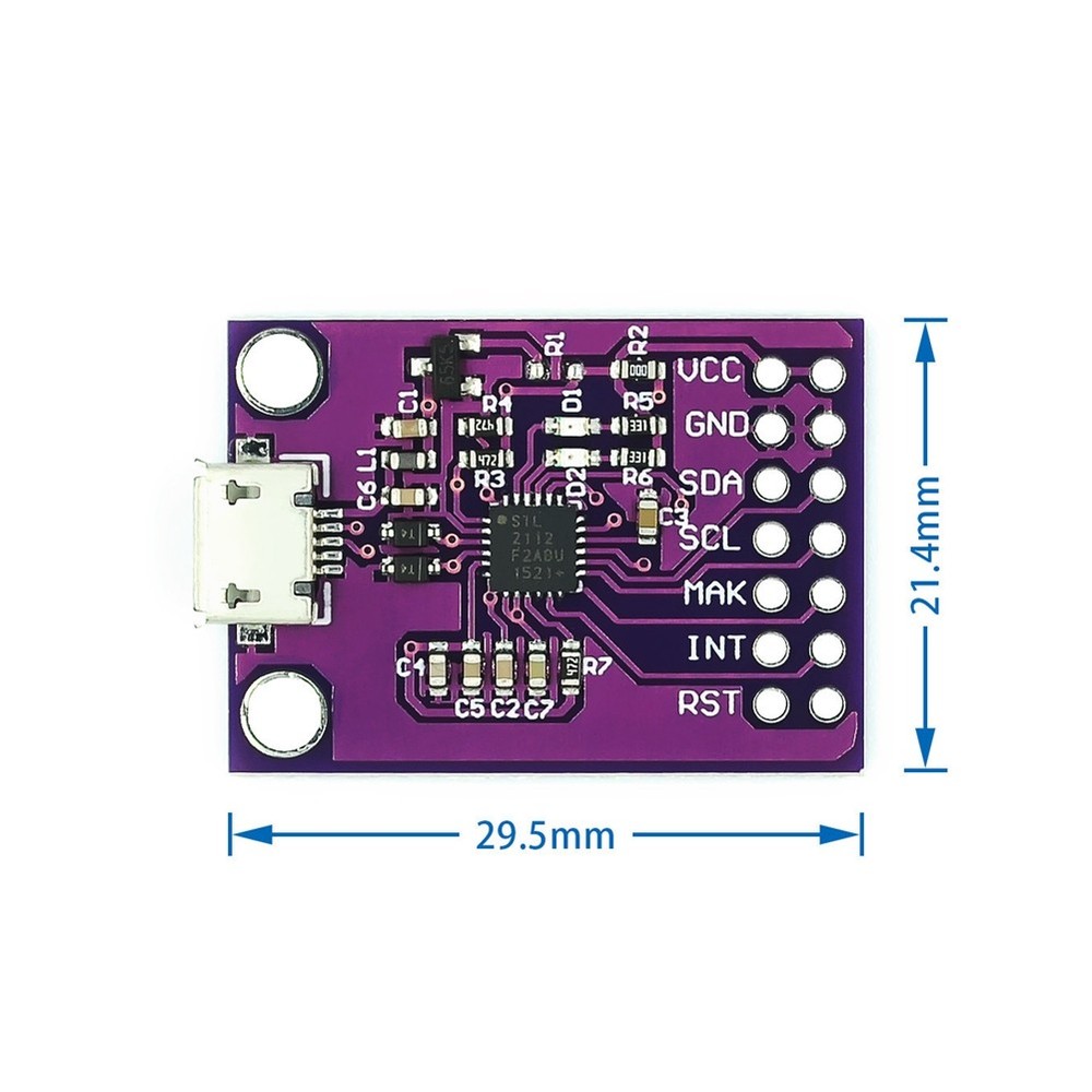 CP2112 CCS811 Debug Board USB to SMBus / Communication Module USB to K4261