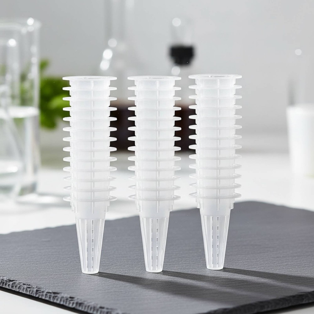 50 Pieces Hydroponic Grow Basket Kit Includes Light-Blocking Labels for Kitchen