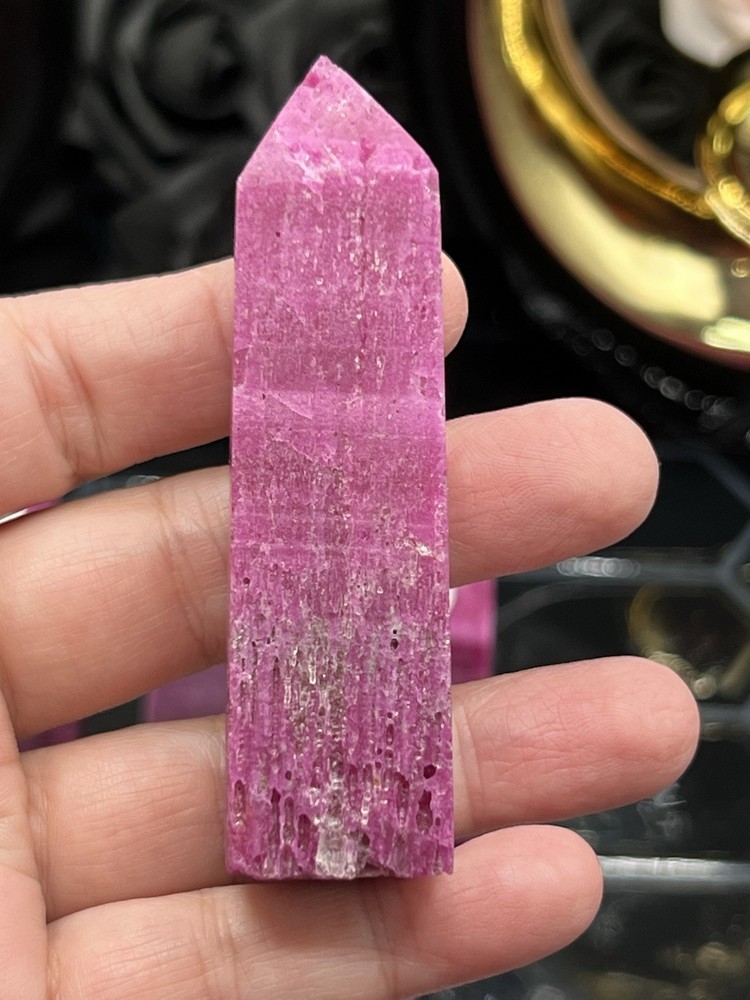 Honeycomb Ruby Uvreactive 4 sided Points Free shipping & Gift