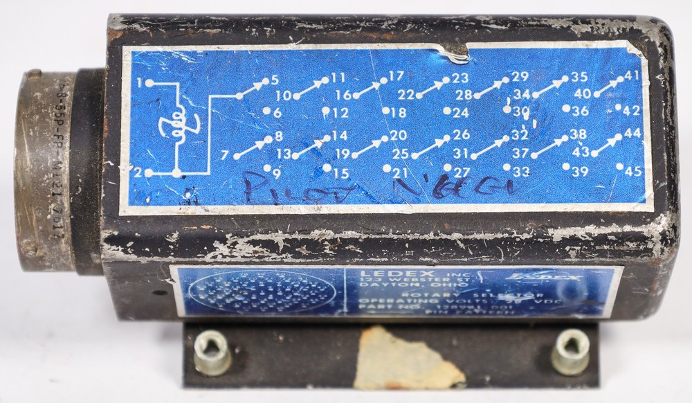 Ledex Rotary Selector, 28VDC, 128941-001