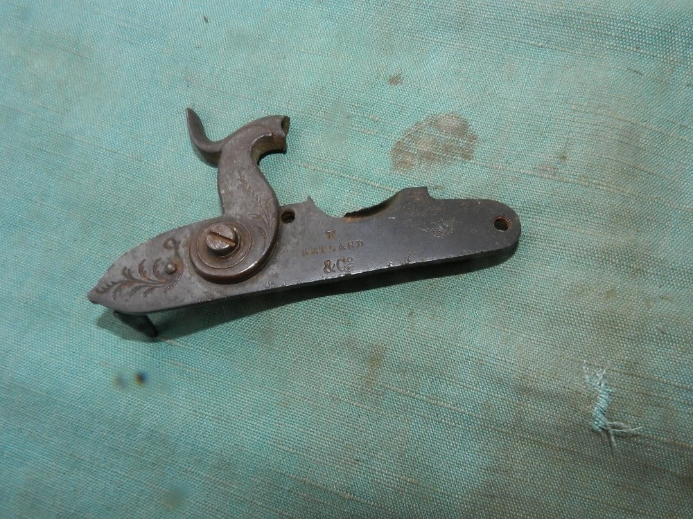T. Ketland conversion percussion lock with engraved hammer