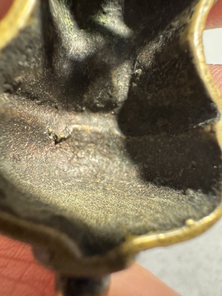 Vintage Drawer Pulls With Number On Back. Set Of 2.