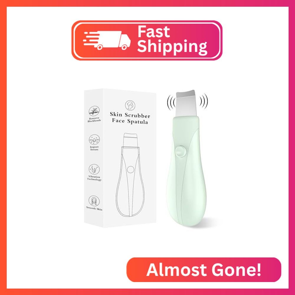 Dual-Mode Blackhead Remover Tools- Skin Scrubber Face Spatula | Battery/Handheld