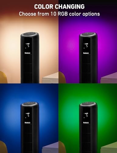 42" Digital Tower Fan with Accent Light, 42 Inch Digital/Accent Light