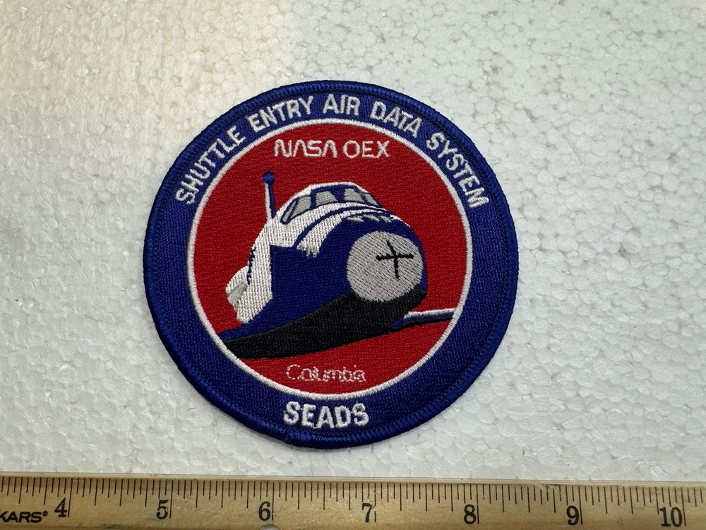 Vintage NASA Space Shuttle Patch- SEADS - Shuttle Entry Air Data Systems