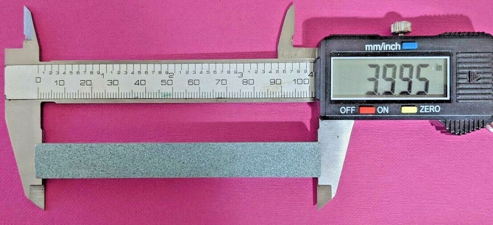 1/2 x 1/2 x 4" SILICON CARBIDE HALF ROUND SHARPENING FILE STONE [MEDIUM] (QTY:1)