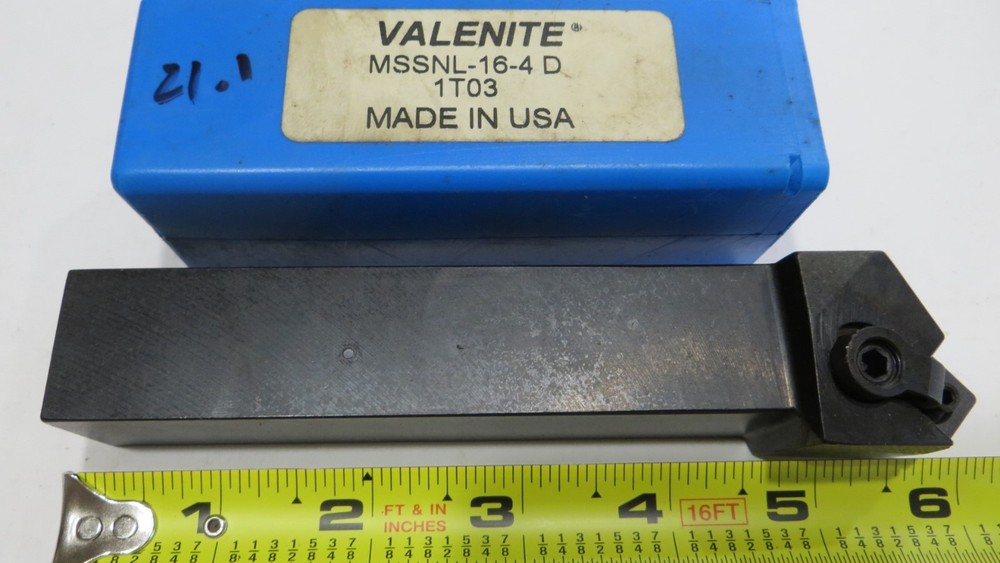 Valenite Lathe Tool Holder MSSNL 16 4D