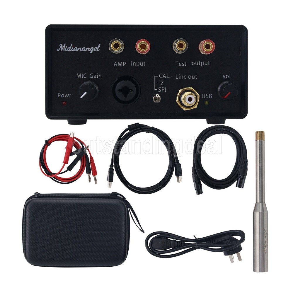 Multifunctional Audio Test System for Speaker Amplifier with MID3000 Testing Mic