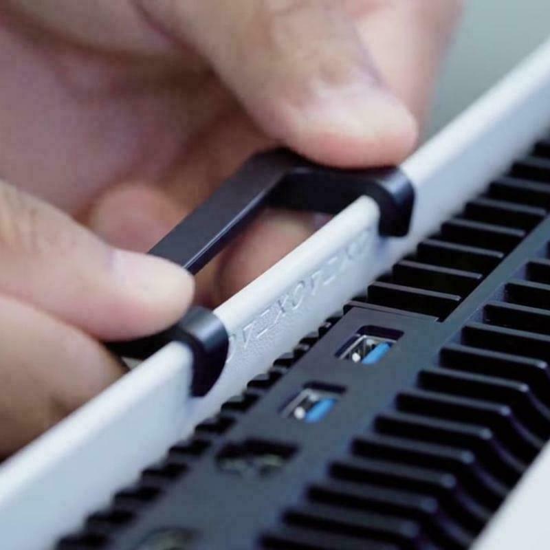 For PS5 Disc Version Vertical Stand Holder Console Dock Mount Base Support Black