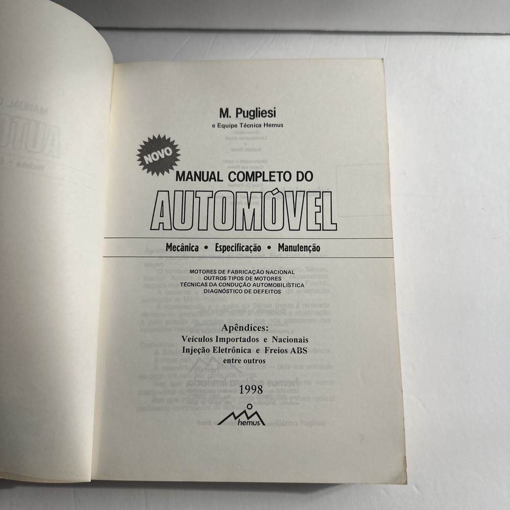MANUAL COMPMETO DO AUTOMOVEL