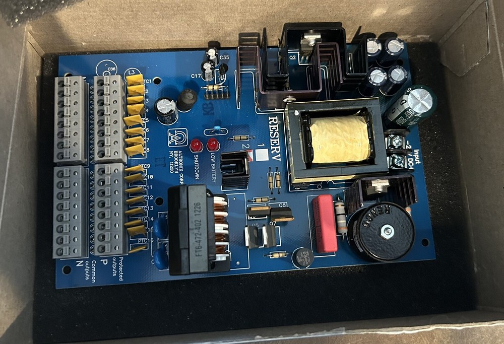 Altronix Reserv 2B Video Surveillance UPS ReplacementBoard