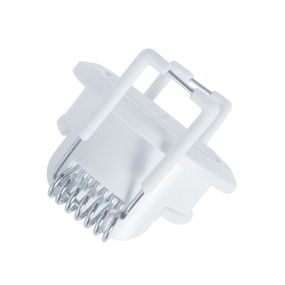 1.5" Cable Pass Through Port Spring Lock - White - Construct Pro Speedy’Z