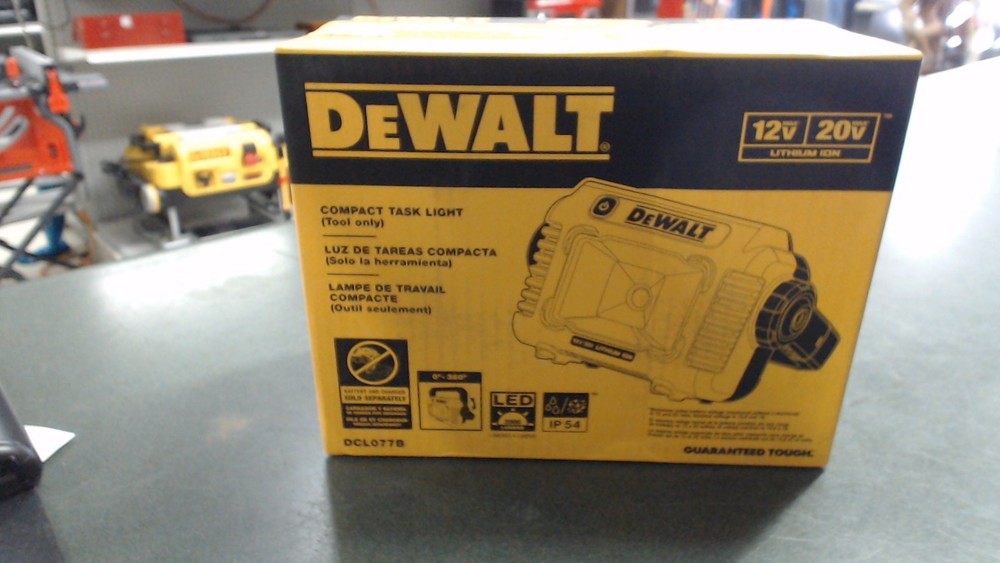 DeWalt 12v-20v Max Compact LED Task Light DCL077B (Tool Only) NEW FREE FAST SHIP