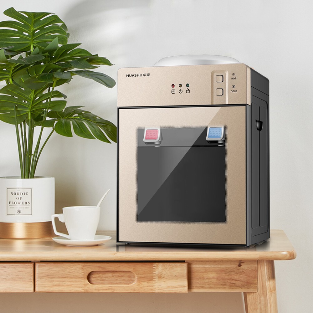 5 Gallon Cold Hot Water Dispenser Top Loading Countertop Water Cooler Dispenser