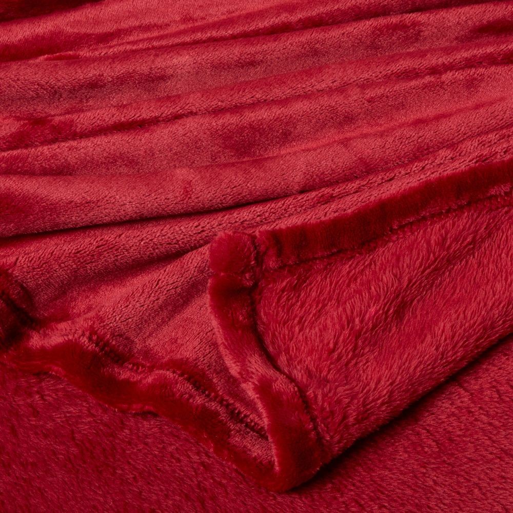 Full/Queen Microplush Blanket Red - Threshold